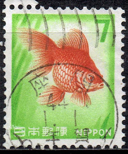 新金魚7円の年賀文字ズレ年賀機械印2