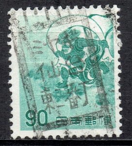 風神90円青緑のミヤギ仙台東二番丁局