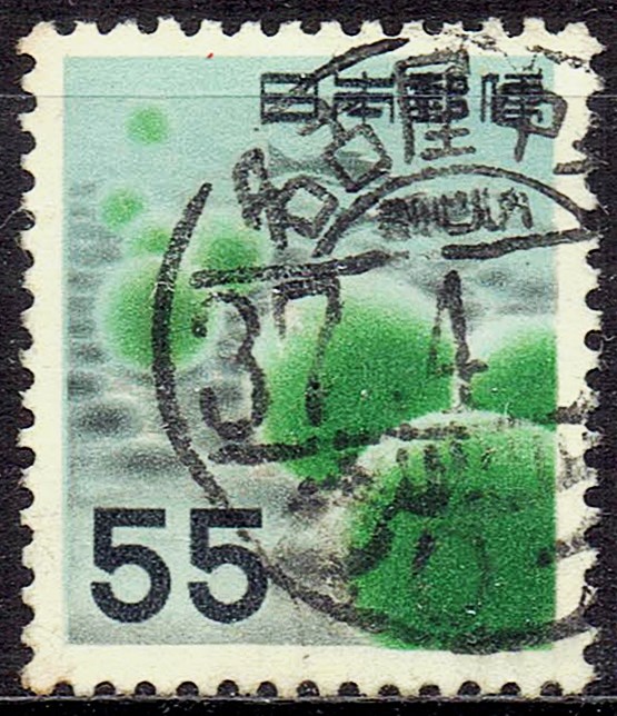 旧マリモ55円の名古屋中央局豊田ビル内D欄分室名入り櫛型印